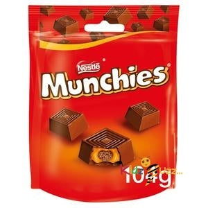 Munchies Milk Chocolate & Caramel Sharing Bag 104g Pack of 3