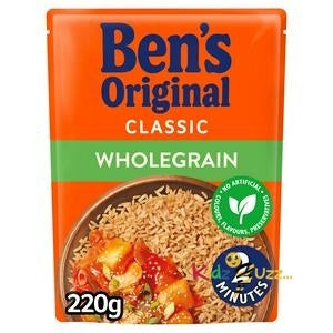 Ben's Original Classic Wholegrain Rice  6x220G