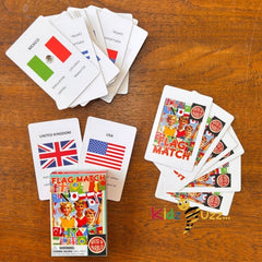 Flag Match Card Game