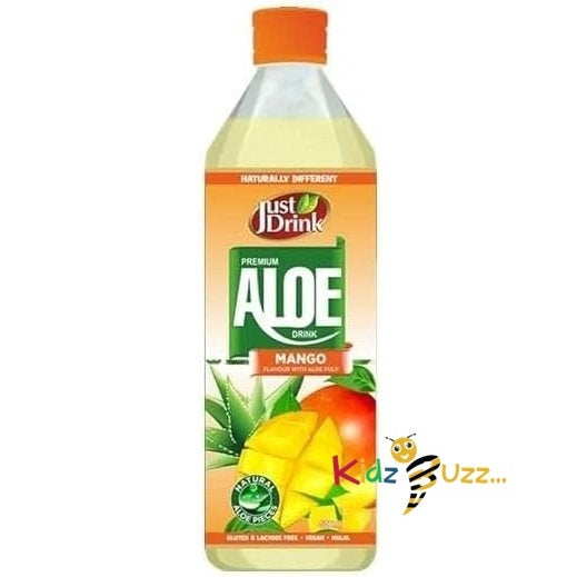 Just Drink Aloe Vera 12 x 500ml Bottles - (Mango PET) - kidzbuzzz