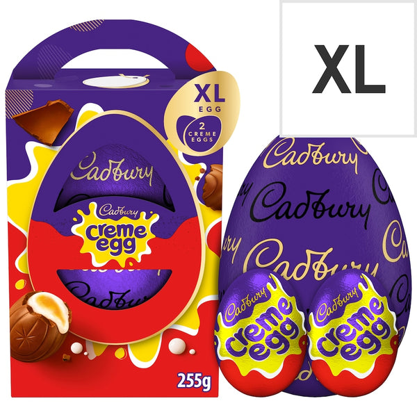 Cadbury Creme Egg Shell 255g (Pack Of 2) - Cabury Chocolate Egg