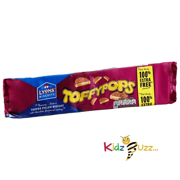Lyons' Toffypops 240g- Toffee Filled Biscuits