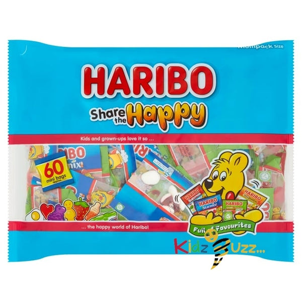 Haribo Share The Happy 60 Mini Bags Xmas Gift