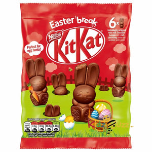 KitKat Milk Chocolate Mini Bunnies 6pk (Pack of 2) Easter Treat For friends And Family