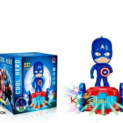Super Hero Captain America Action Figure Dance Toy Dancing Music Kids Best Gift