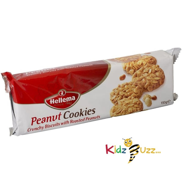 Hellema Peanut Cookies 150g - Crunchy Biscuits With Roasted Peanuts