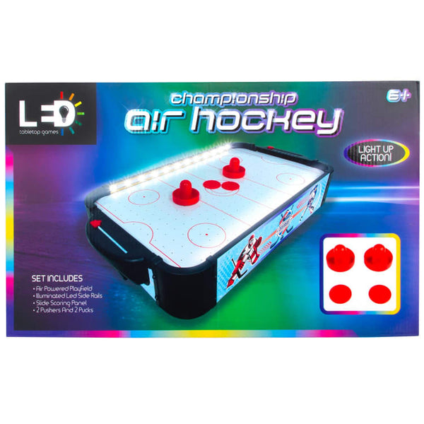 LED Championship Air Hockey Set - kidzbuzzz