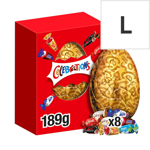Celebrations Milk Chocolate Easter Egg 189g (Pack Of 2)