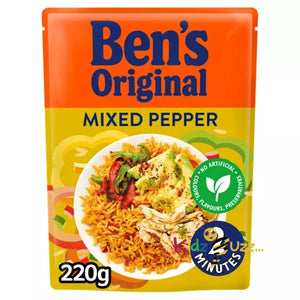 Ben's Original Mixed Pepper Microwave Rice (Pack Of 12)