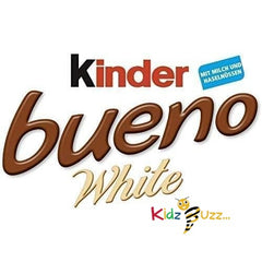Kinder Bueno White Chocolate Bars, Pack of 30 x 2 60 bars