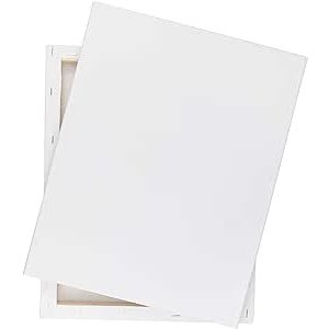 50x60cm  Plain White Canvas for Painting Sketching Drawing | Ideal for Oil Paints and Acrylics Plain Canvas for Painting | Canvases for Acrylic Painting | Blank Art Canvas | Art Supply
