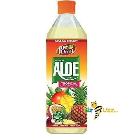 Just Drink Aloe Tropical 500ml (Pack of 12) - kidzbuzzz