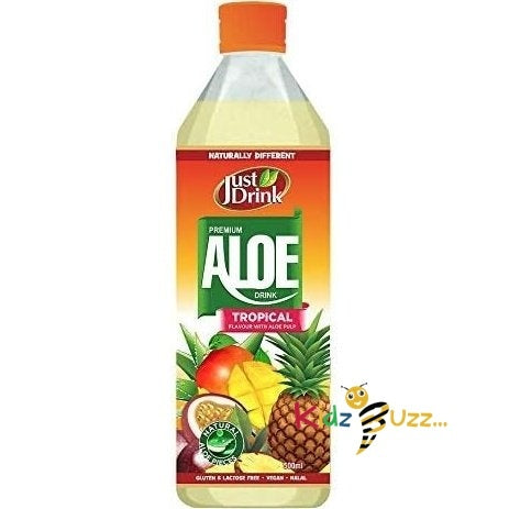 Just Drink Aloe Tropical 500ml (Pack of 12) - kidzbuzzz