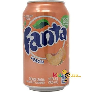 Fanta Peach Can 355ml (24 Pack) Drink Cans
