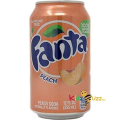 Fanta Peach Can 355ml 24 Pack Drink Cans