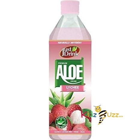 Just Drink Aloe Lychee 500ml (Pack of 12) - kidzbuzzz