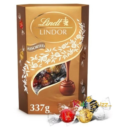 Lindt Lindor Assorted Chocolate Truffle Carton 337G
