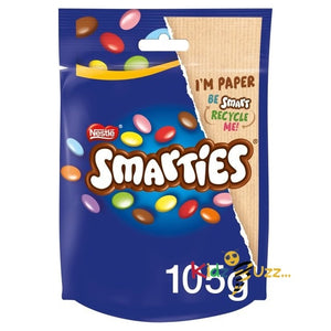 Smarties Milk Chocolate Sharing Bag 105g(Pack of 3)