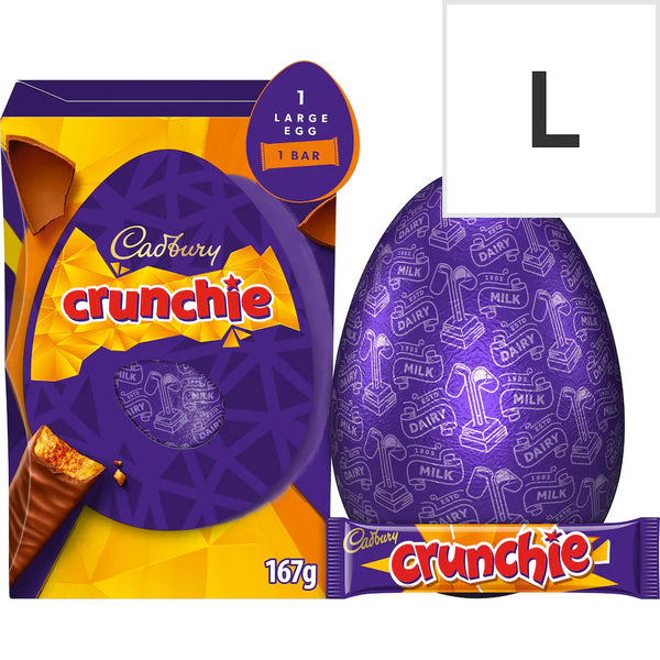 Cadbury Crunchie Shell Egg 167g (Pack Of 4)