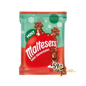 Maltesers Mint Chocolate Mini Reindeers 59G (Pack of 4)