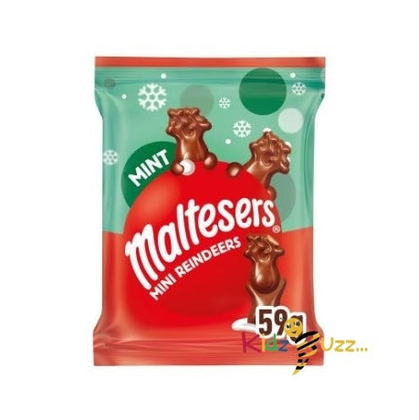 Maltesers Mint Chocolate Mini Reindeers 59G Pack of 4
