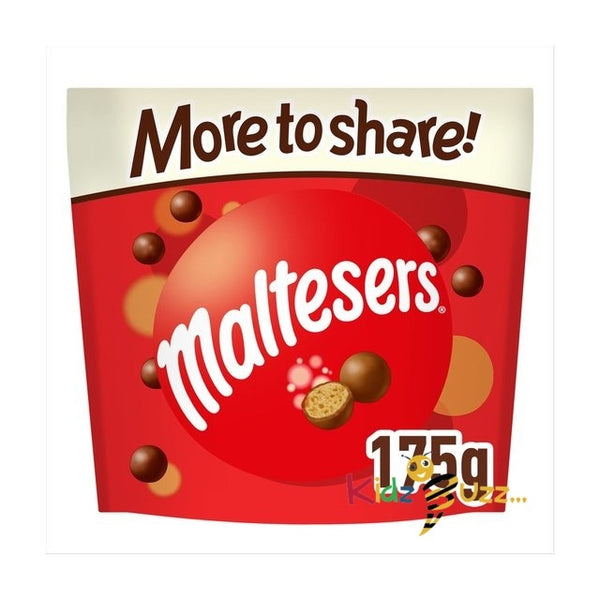 Maltesers Milk Chocolate Pouch Bag 175g Pack of 3