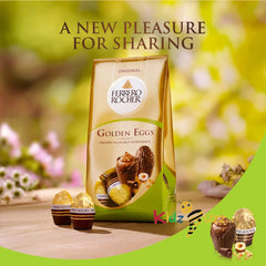 Rocher Golden Eggs 90G / Milk Pack Of 3 - Delicious Chocolate Easter Egg