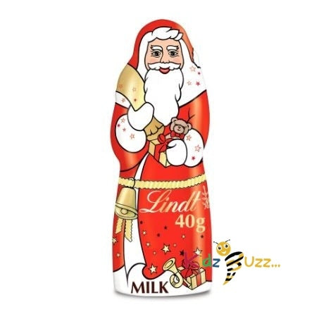 Lindt Milk Chocolate Santa 40G Each Pack of 4