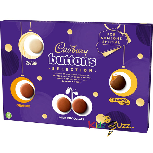 Cadbury Buttons Selection Box, Festive Chocolate Selection Box 340 g