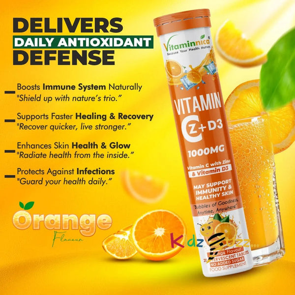 3 x Vitaminnica Vitamin C + Zinc + D3