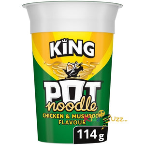 King Pot Noodle Chicken & Mushroom 114g