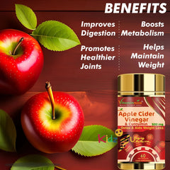 vitaminica apple cider vinegar + curcumin 500 mg x 3
