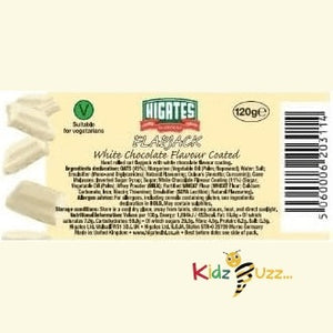 Higates Flapjacks White chocolate flavour coated 120g x 30