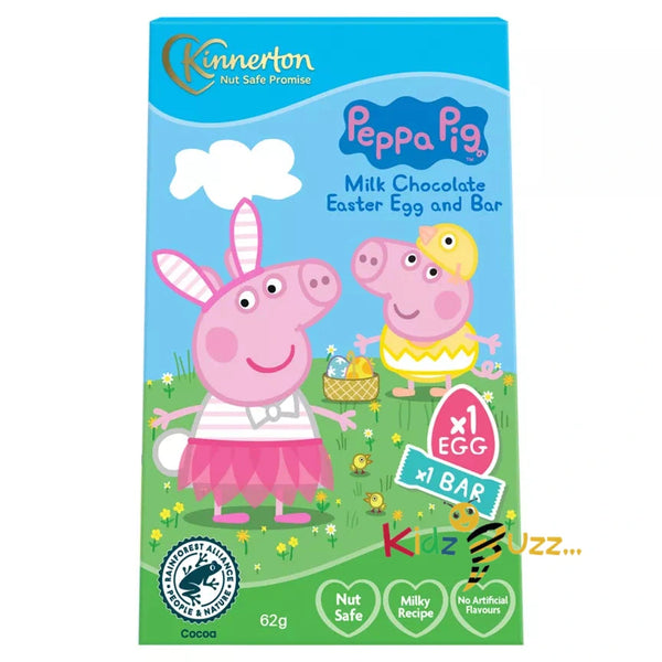 Peppa Pig Milk Chocolate Easter Egg and Bar Pack of 3 Easter treat For Family And Friends