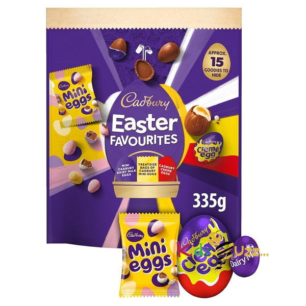 Cadbury Dairy Milk Easter Favourites Chocolate Sharing Pouch 335g Pack Of 2