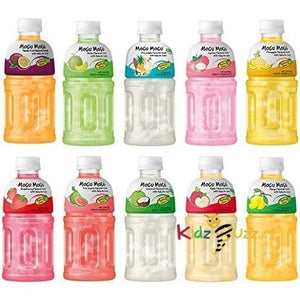 Mogu Mogu Fruit juice drink with Nata de Coco (Gotta Chew) 320 ml (set of 10 flavors)