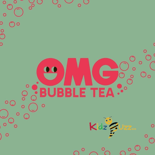 Pack Of 12 OMG Bubble Tea | Passion Fruit Green Tea With Popping Apple Bubbles 270ml