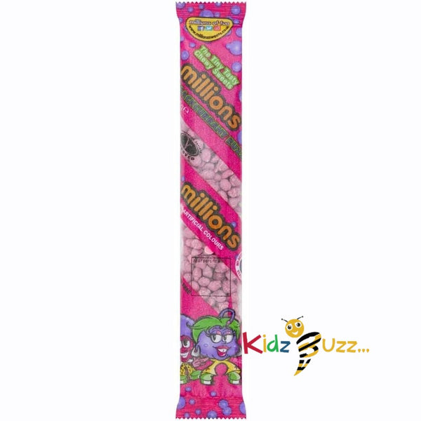 Millions Iron Blackcurrant Sweets (Pack Of 12) - kidzbuzzz