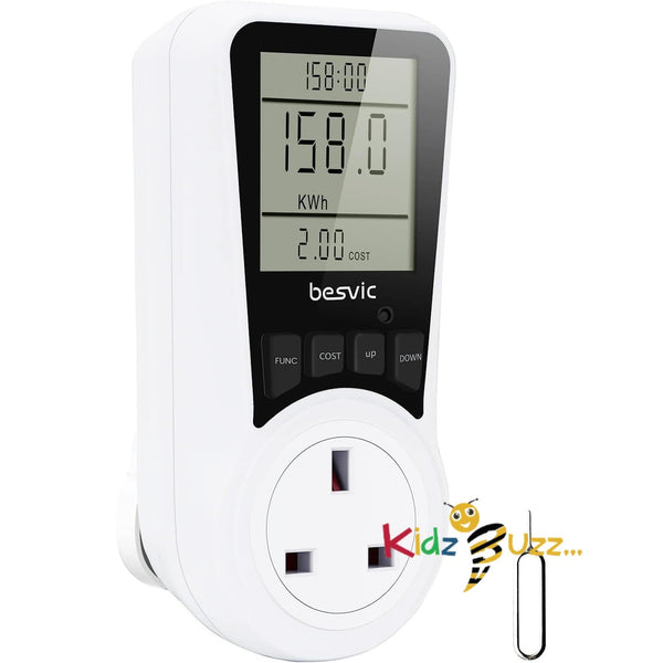 Power Meter Energy Monitor Plug- Electricity Power Consumption Meter