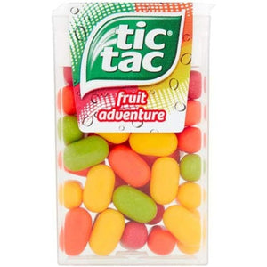 Tic Tac Fruit Adventure Sweets 24x18g
