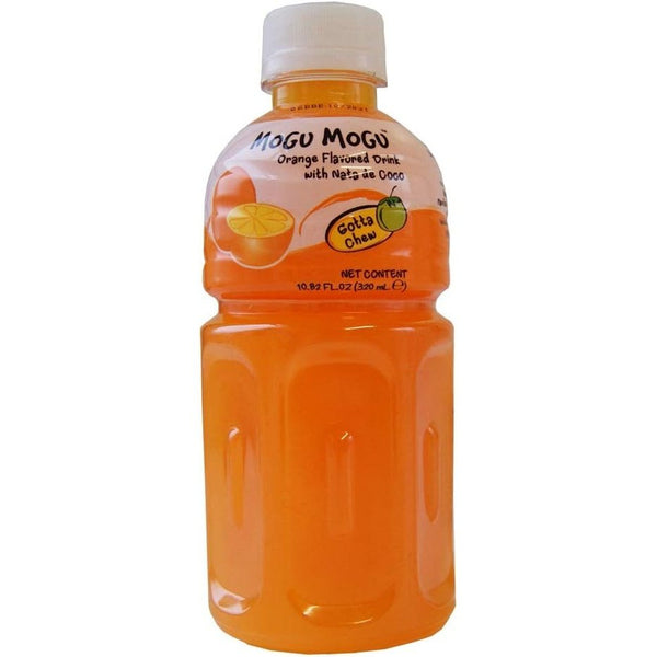 Mogu Mogu Orange Flavoured Drink with NATA de Coco - 6 x 320ml - kidzbuzzz