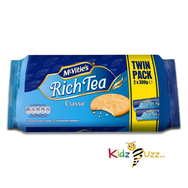 McVitie's Rich Tea Classic Biscuits 2 x 300g