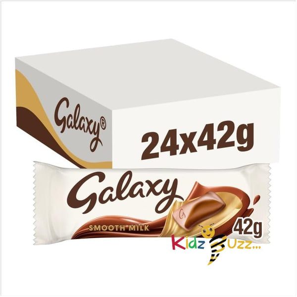 Galaxy Smooth Milk Chocolate Multipack, 24 x 42g -Full Box