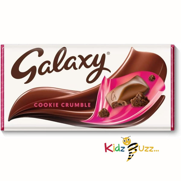 Galaxy Cookie Crumble & Milk Chocoalte Bar 114g X 24 Pack - kidzbuzzz
