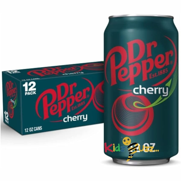 Dr Pepper Cherry 24 x 355ml Cans, 12 oz Fridge Pack