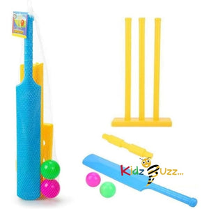 Kids Cricket Set, Plastic Cricket Set, Cricket Bat Stumps and 2 Cricket Balls, Kids Cricket Set, Indoor Outdoor Garden Play Toy, Play Toys Children Set Gift Sports&nbsp;