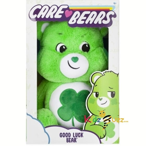 Care Bear Good Luck Bear Soft Toy- Collectible Stuffed Cuddly Toy For Kids