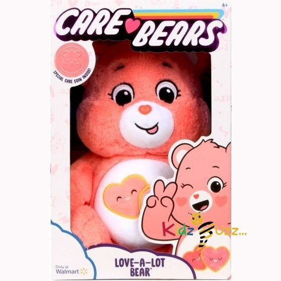 Care Bear Love A Lot Bear Soft Toy- Collectible Stuffed Cuddly Toy For Kids