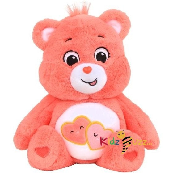 Care Bear Love A Lot Bear Soft Toy- Collectible Stuffed Cuddly Toy For Kids