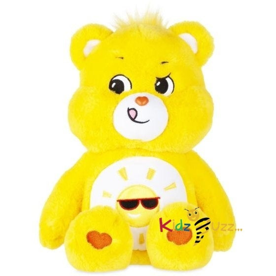 Care Bear Funshine Bear Soft Toy- Collectible Stuffed Cuddly Toy For Kids